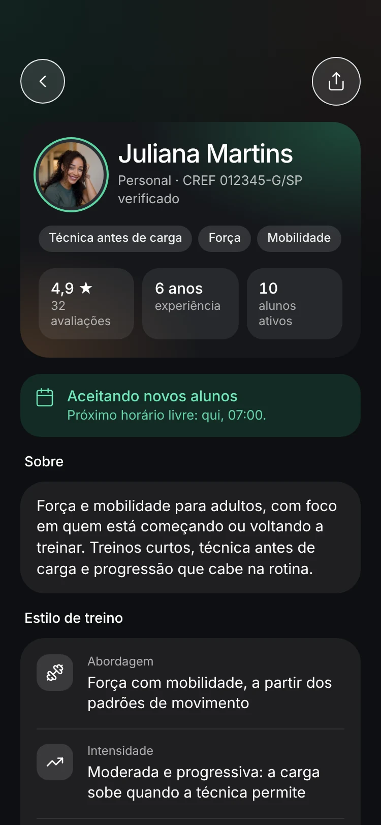 Tela do app FormDaily