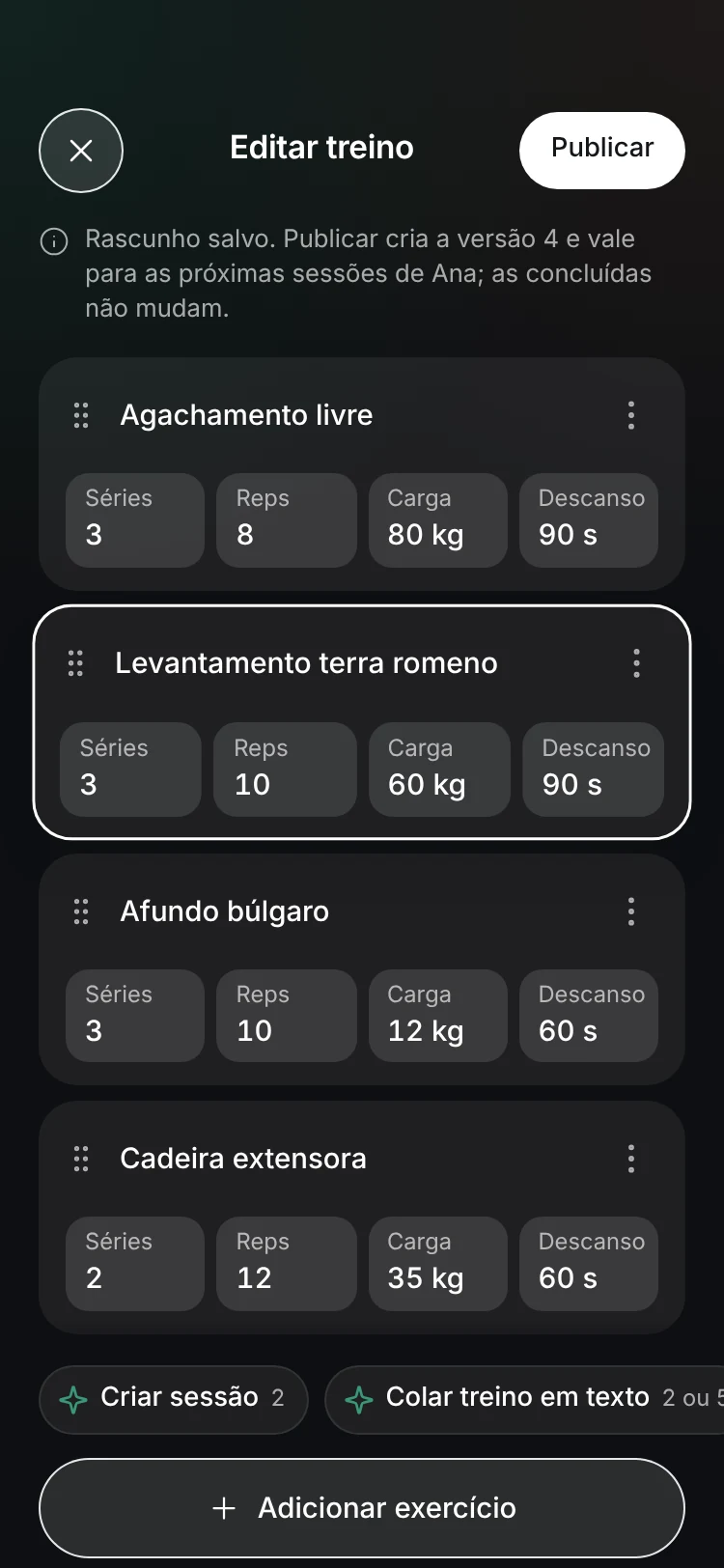 Tela do app FormDaily