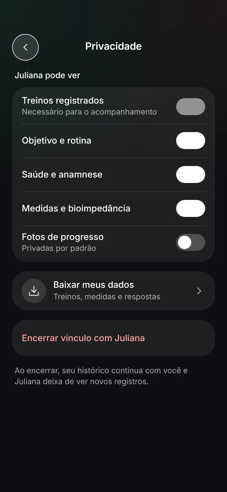Tela do app FormDaily