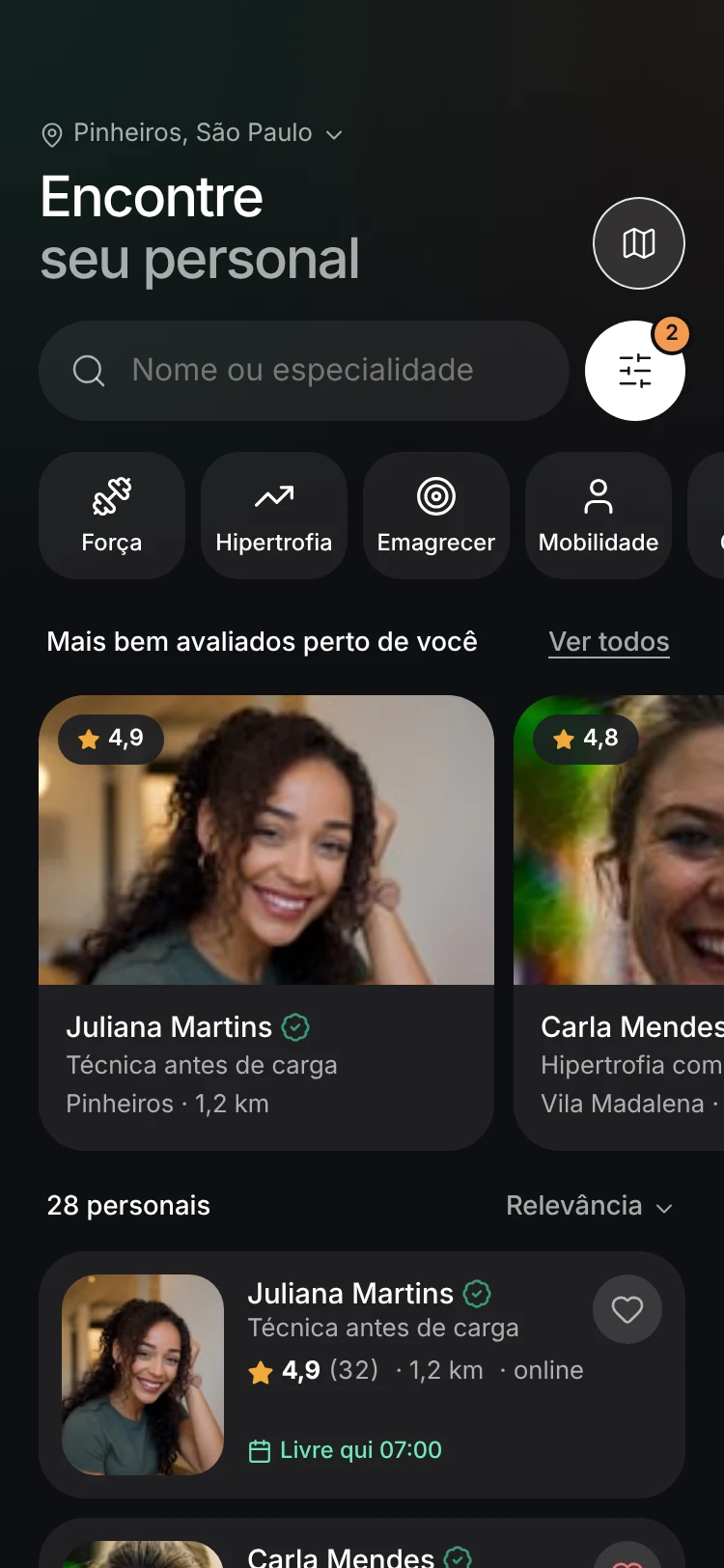 Tela do app FormDaily