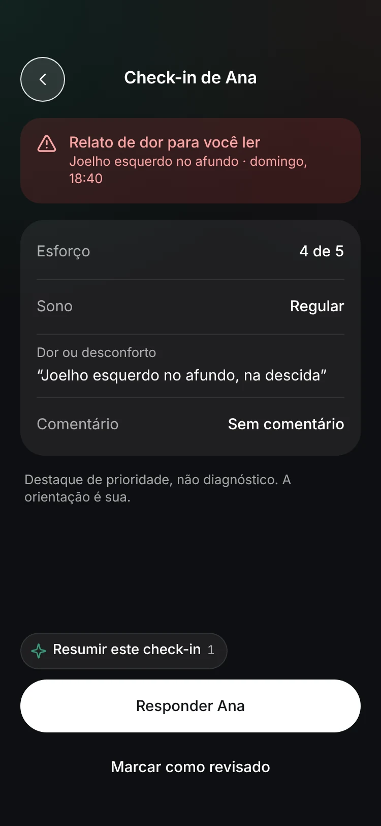 Tela do app FormDaily